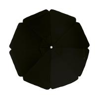 Guarda-sol Ombrelone Bagum Premium Fps 100 2,40m Mor Preto - 6