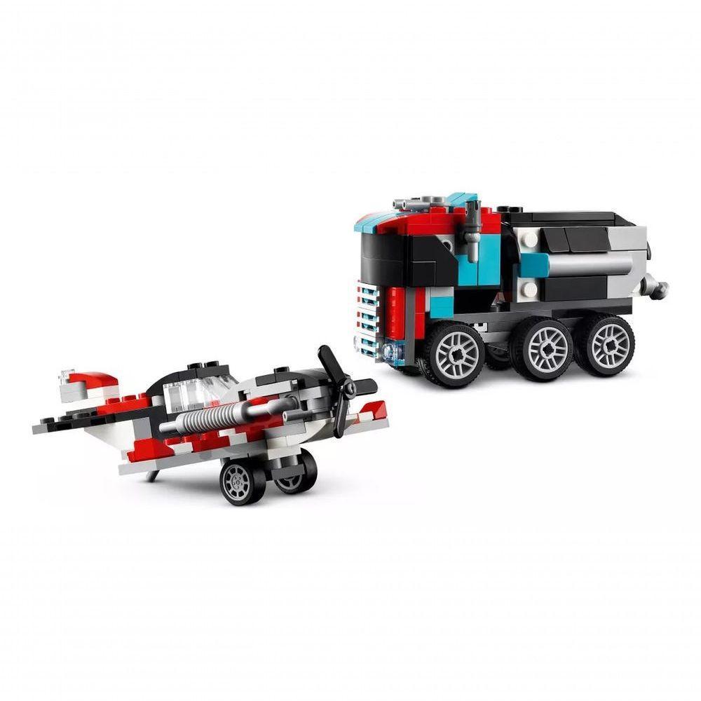 Lego Creator 3 Em 1 Caminhão De Plataforma Com Helicóptero - 270 Peças 31146 - 6