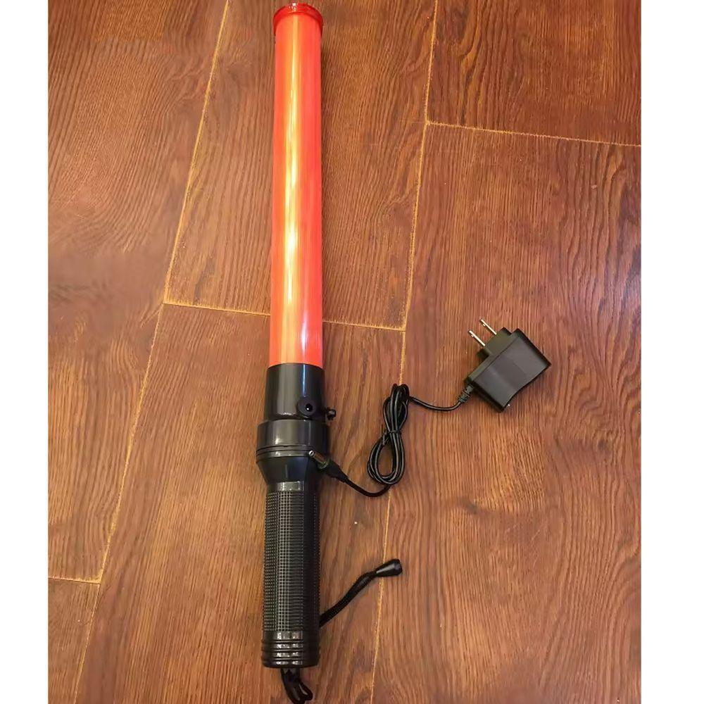 Bastao Sinalizador Viario Recarregavel Led Sinalizaçao Transito Rua Manobrista Frentista Flanelinha Obra Sinalizaçao - 7