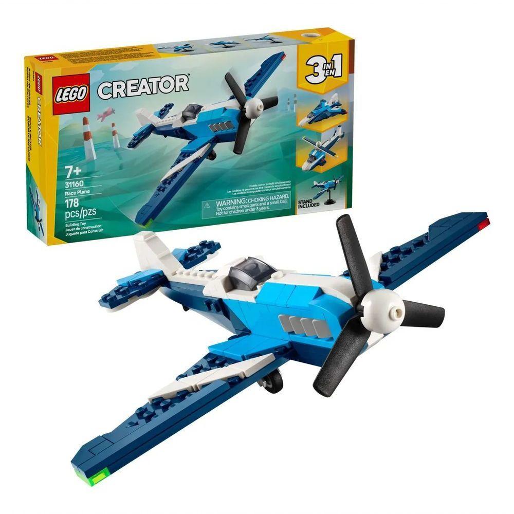 Lego Creator Aeronave Avião De Corrida 3 Em 1 - 178 Peças 31160 - 8