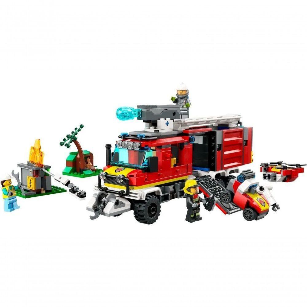 Lego City Caminhão De Comando Dos Bombeiros - 502 Peças 60374 - 2