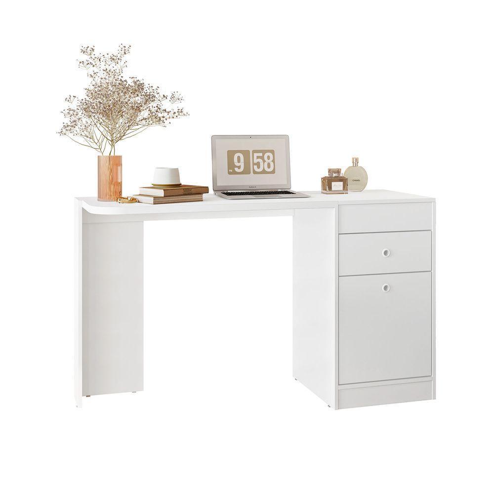 Bancada Camarim Desejo Branco Fosco Liso - Albatroz Móveis - 1