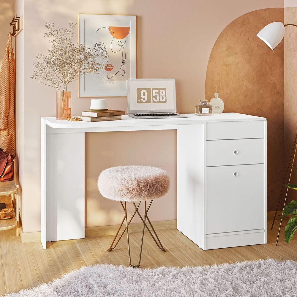 Bancada Camarim Desejo Branco Fosco Liso - Albatroz Móveis - 2