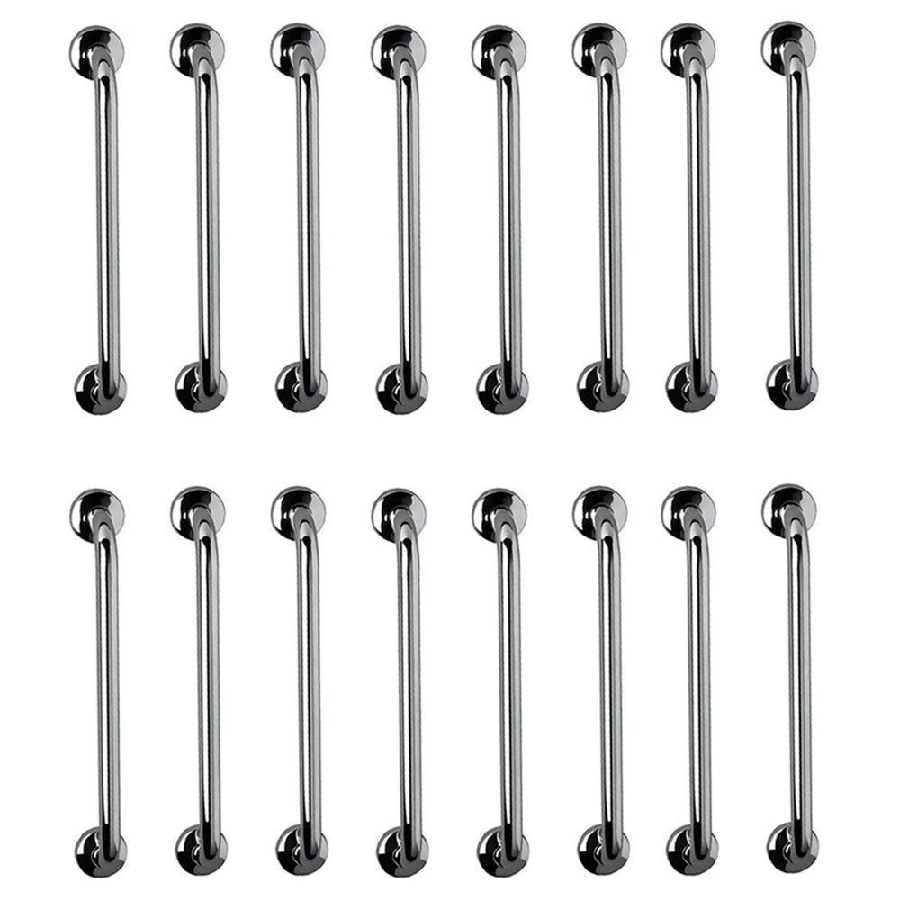 Barra De Apoio 60cm Inox Kit 18 Unidades Idoso Criança Gestante Deficiente Suporte Banheiro Box Segurança Acessibilidade - 1