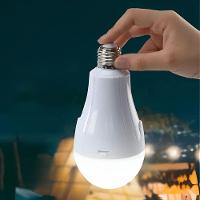 Lampada De Emergencia Inteligente Recarregavel Led E27 Queda De Energia Pesca Trilha Portatil Camping Potente Multiuso - 9