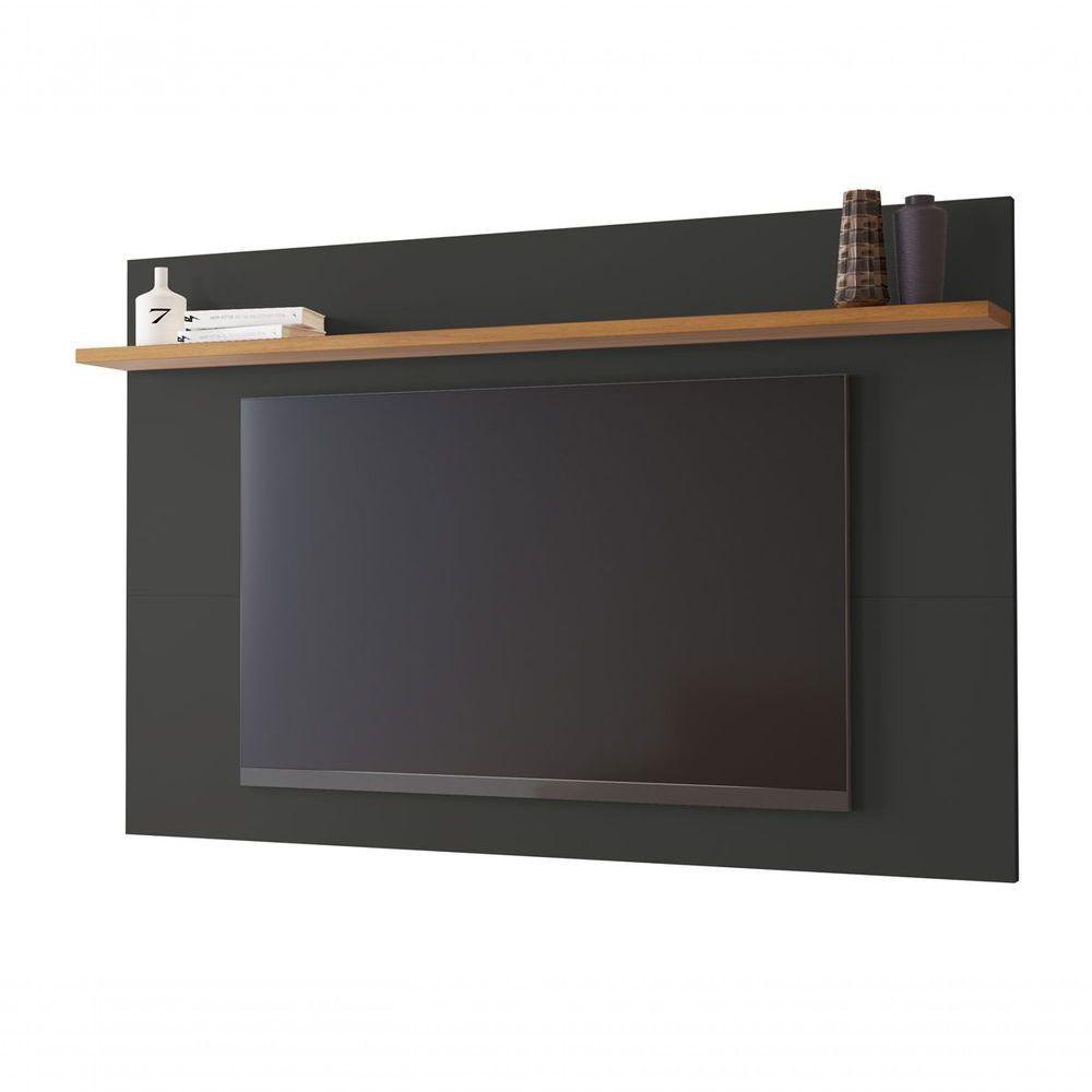 Painel Para Tv Nt 1190 Preto Com Freijó - Notável - 1