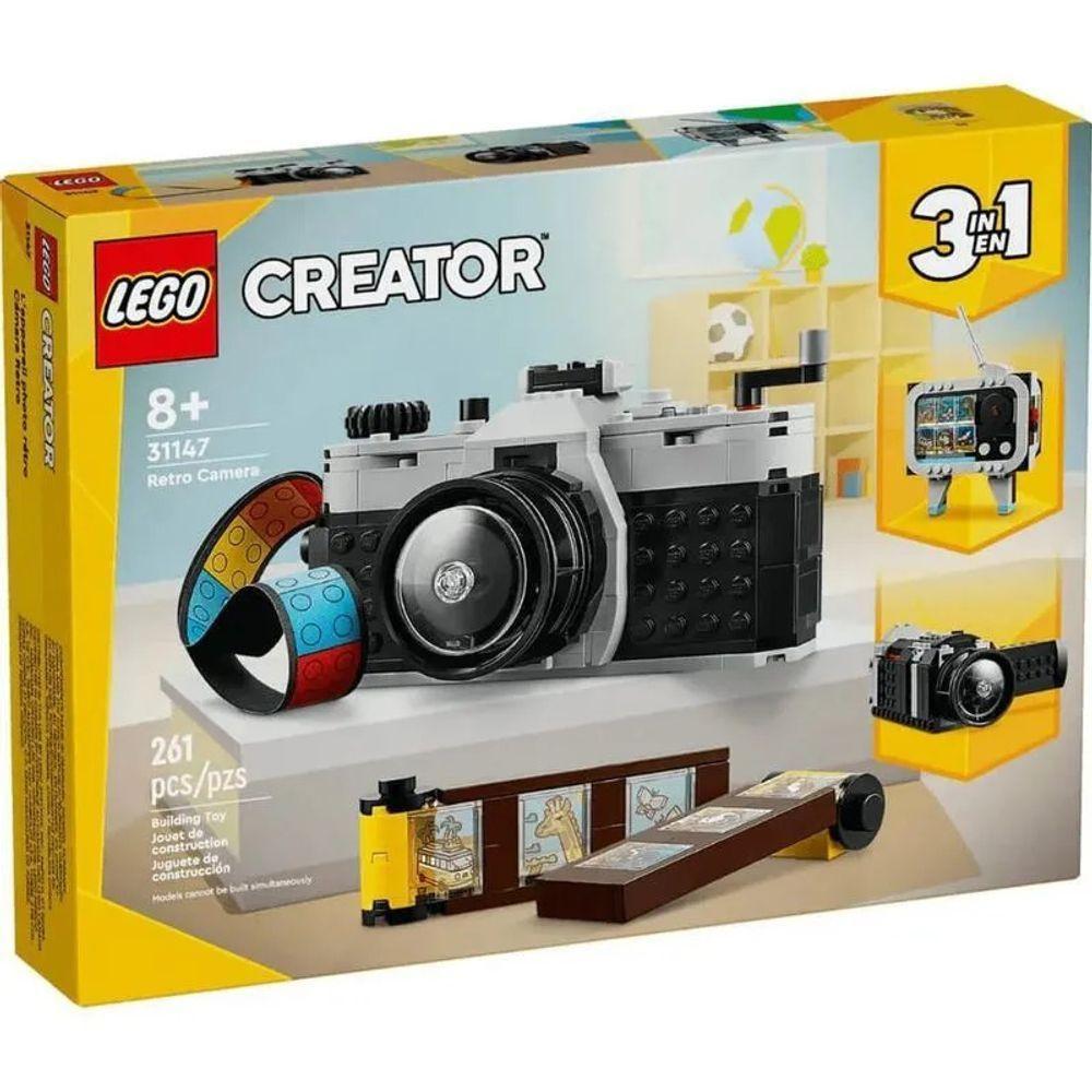 Lego Creator Câmara Retro 3 Em 1 - 261 Peças 31147 - 1