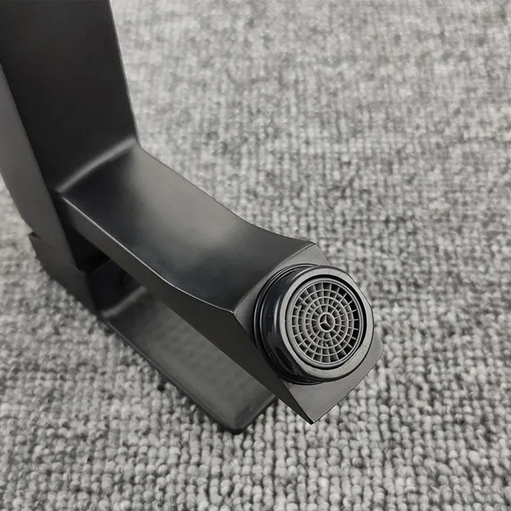 Torneira Banheiro Monocomando Preta Luxo Bancada Moderna Varanda Lavanderia Lavabo Hotel Restaurante Casa - 9