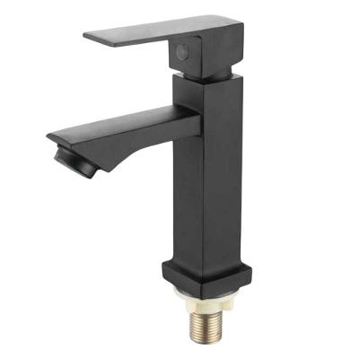 Torneira Banheiro Monocomando Preta Luxo Bancada Moderna Varanda Lavanderia Lavabo Hotel Restaurante Casa