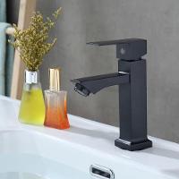 Torneira Banheiro Monocomando Preta Luxo Bancada Moderna Varanda Lavanderia Lavabo Hotel Restaurante Casa - 6