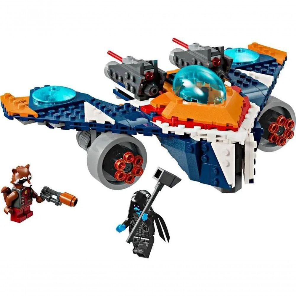 Lego Marvel Warbird Do Rocket Vs. Ronan - 290 Peças 76278 - 2
