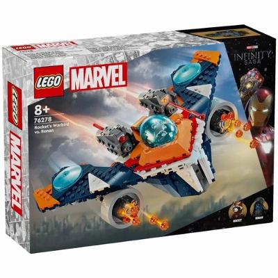 Lego Marvel Warbird Do Rocket Vs. Ronan - 290 Peças 76278