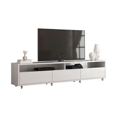 Rack Bancada Para Tv Aspen 2.2 Branco - Moveisaqui