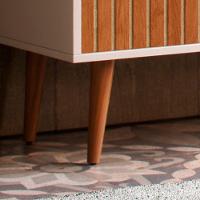 Buffet Aparador Sala De Estar E Jantar Star Off White - Moveisaqui - 5