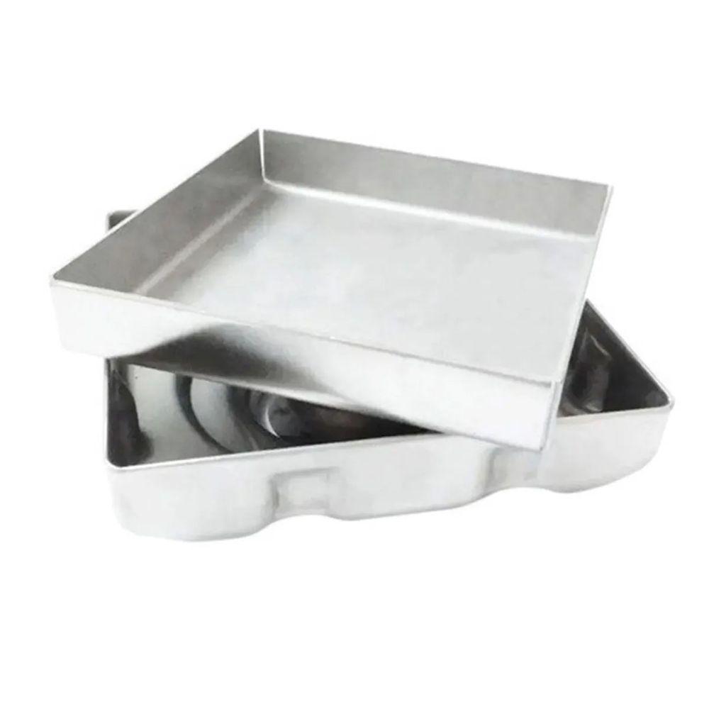 Ralo Oculto Invisivel 15x15 Anti Odor Inox Kit 10 Uni Box Banheiro Cozinha Varanda Lavabo Lavanderia Higienico Discreto - 5