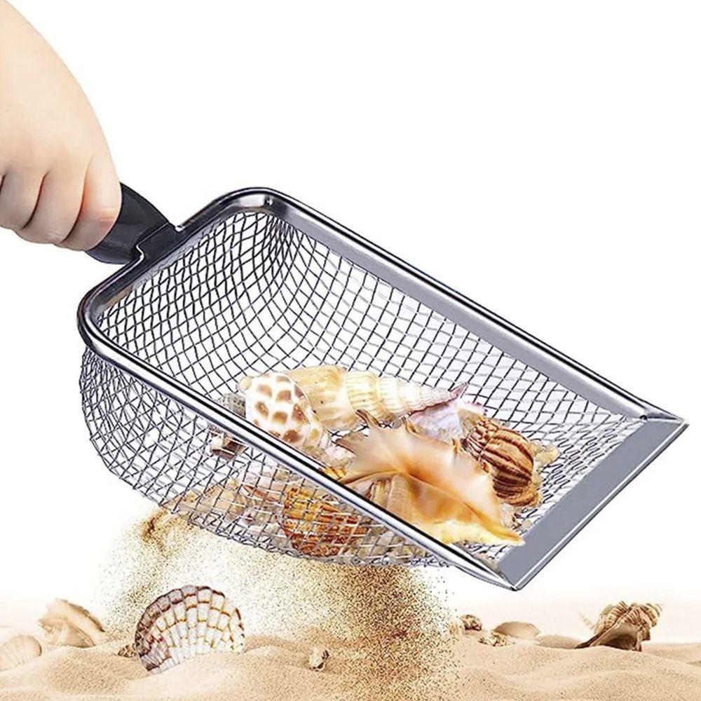 Pa Higienica Cata Fezes Coco Kit 2 Uni Gato Cachorro Animais Estimaçao Aço Inox Limpeza Caixa De Areia Higienizaçao - 8