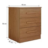 Mesa De Cabeceira Ambiente Milão Cumaru 23 - Novo Horizonte - 2