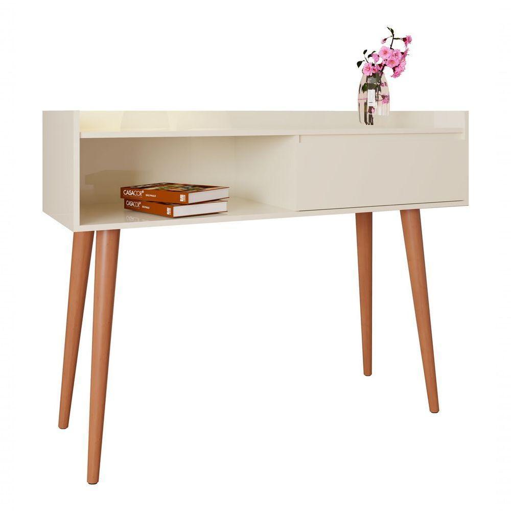 Balcão Aparador Retrô Delux Off White - Moveisaqui - 1