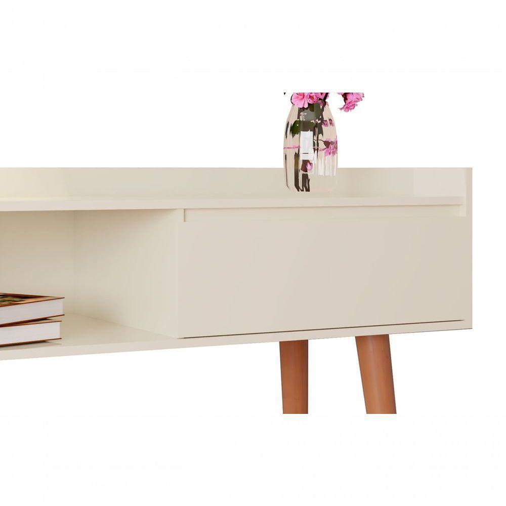 Balcão Aparador Retrô Delux Off White - Moveisaqui - 3