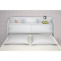 Cabeceira Box Casal Queen Elisa Branco Ou Branco/preto - 7