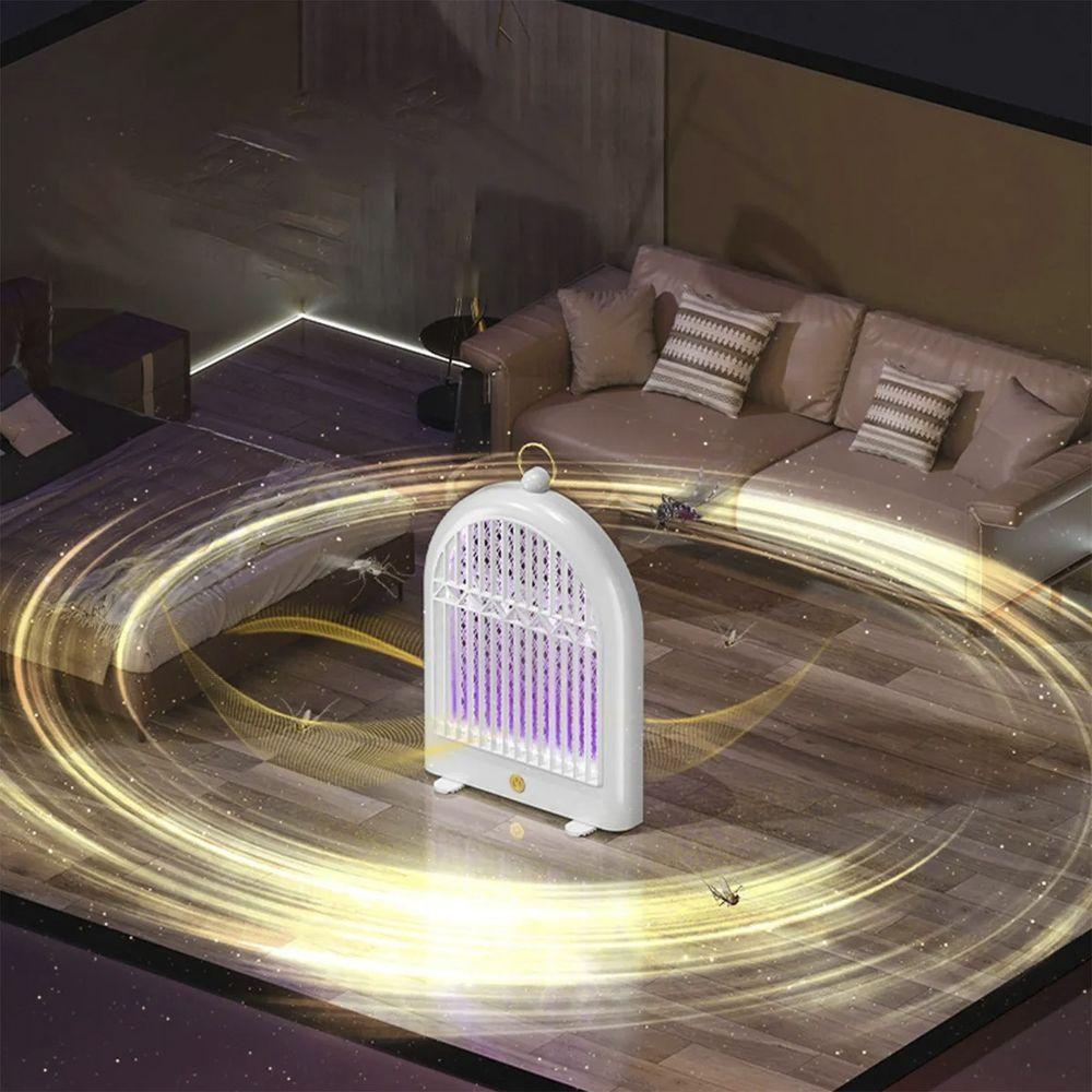 Luminaria Repelente Luz Ultravioleta Pega Mata Inseto Mosquito Mosca Pernilongo Usb Portatil Gancho Pendurar - 6