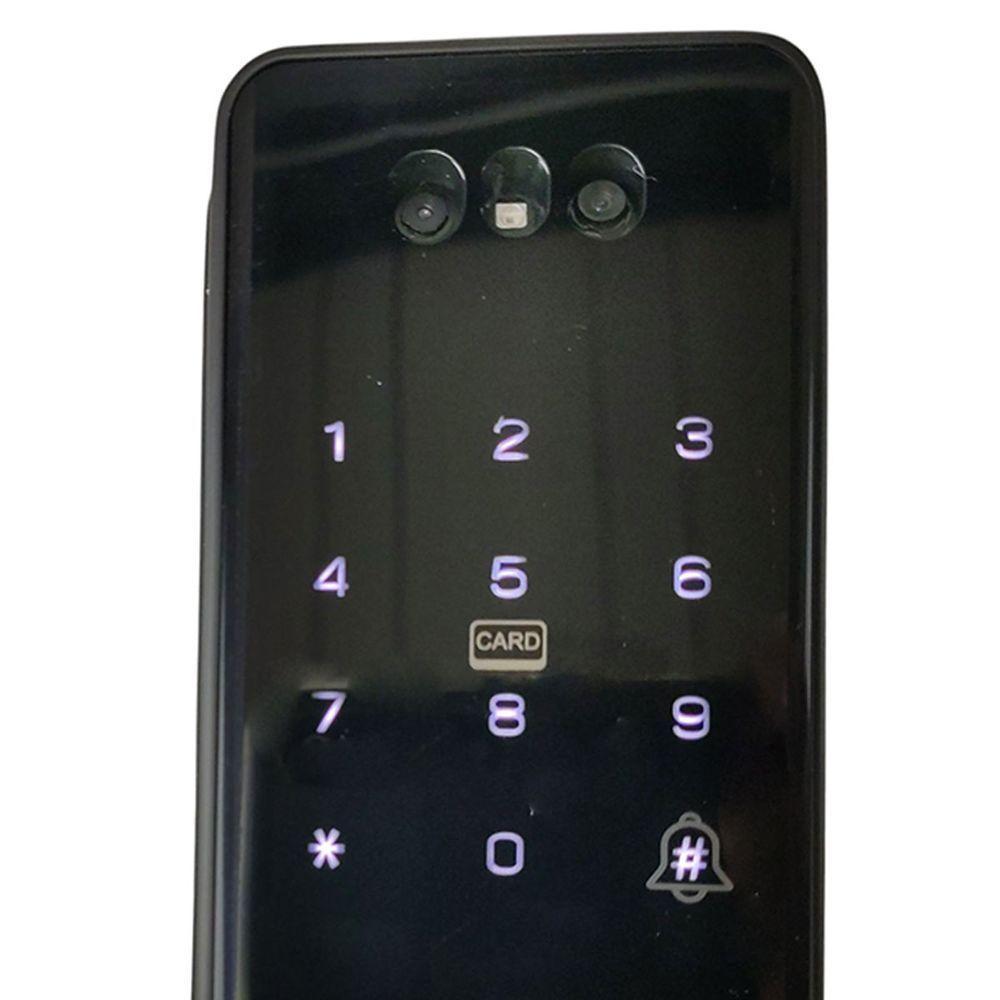 Fechadura Digital Eletronica Porta Senha Wifi App Celular Biometria Facial Chave Bateria Casa Residencia Acesso Restrito - 2