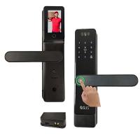 Fechadura Digital Eletronica Porta Senha Wifi App Celular Biometria Facial Chave Bateria Casa Residencia Acesso Restrito - 1