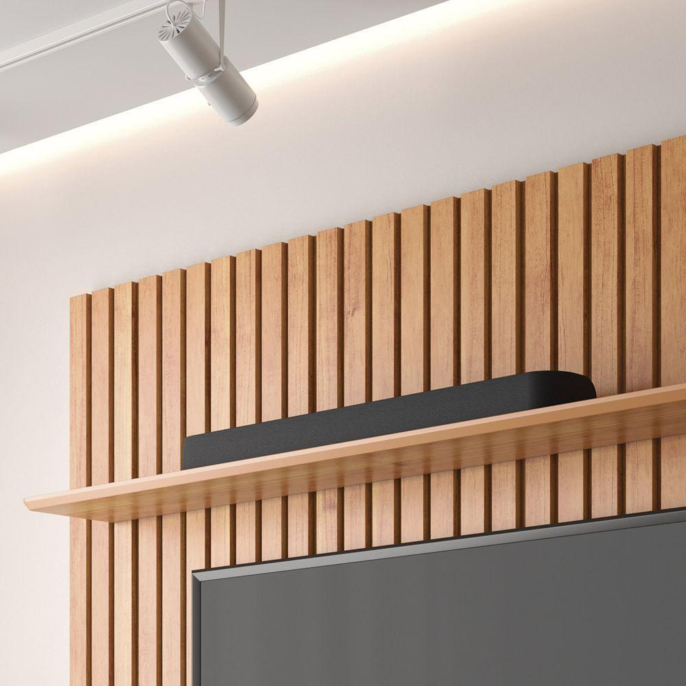 Home Ripado Antares Com Gavetas 1.8 Para Tv Até 75 Polegadas Cinamomo - 4