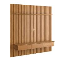 Home Ripado Antares Com Gavetas 1.8 Para Tv Até 75 Polegadas Cinamomo - 1