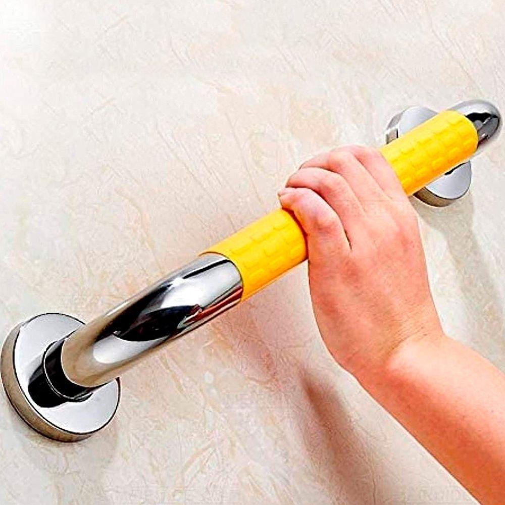 Barra Alça De Apoio Suporte Antiderrapante 40cm Acessibilidade Banheiro Escada Corrimao Idoso Gestante Acessibilidade - 6