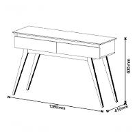 Aparador Classic 1.36 Nature Com Off White - Imcal Móveis - 5