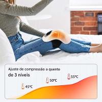 Massageador De Joelho Vibraçao Aquecimento Tensao Muscular Alivia Dor Lesao Articulaçao Massagem Confortavel Relaxante - 8
