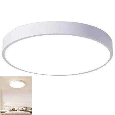 Luminaria Plafon Sobrepor Moderno Led 3 Tons Teto Decoração Iluminação Escritorio Empresa Sala Quarto Residencial