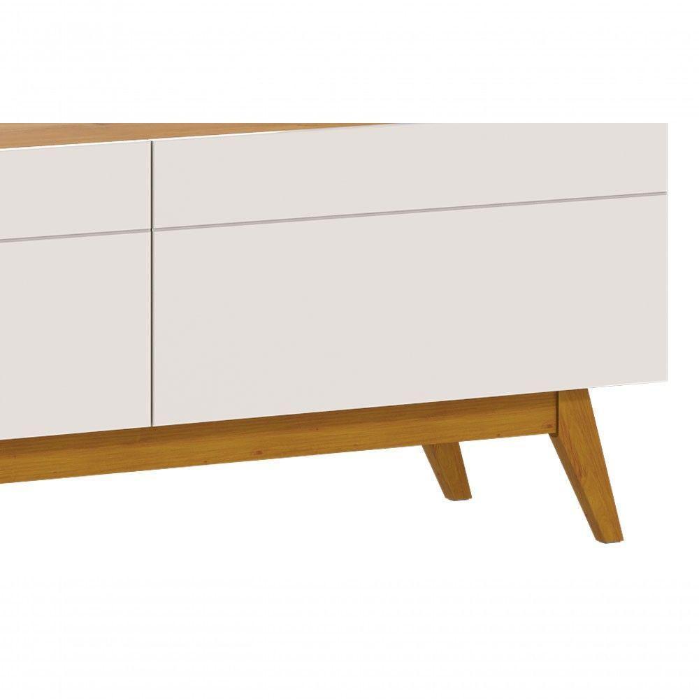 Rack Classic 2g 1.4 Off White Com Nature - Imcal Móveis - 3