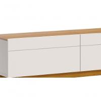 Rack Classic 2g 1.4 Off White Com Nature - Imcal Móveis - 2