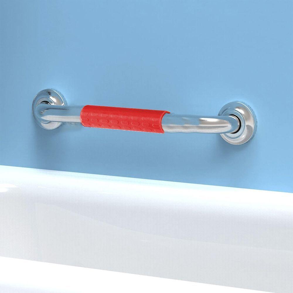 Barra Alça De Apoio 40cm Antiderrapante Idoso Cadeirante Acessibilidade Criança Evita Queda Acidentes - 4