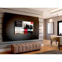 Painel Para Tv Wall-limit 1.8 Preto - Moveisaqui - 2