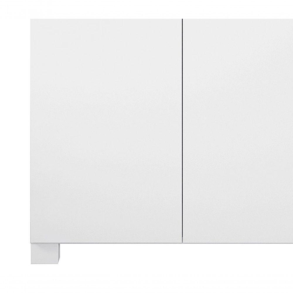 Armário Multiuso Para Lavanderia Vitium Branco - Moveisaqui - 4