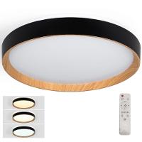 Luminaria Plafon 3 Tons Led Iluminaçao Comercial Residencial Controle Remoto Quarto Sala Ambiente Moderno - 1