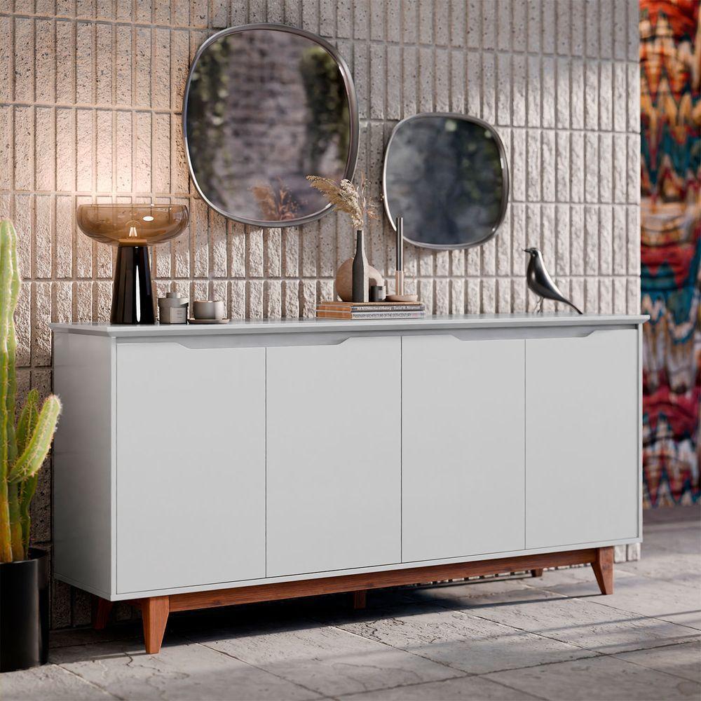 Buffet 4 Portas Flow Branco - 2