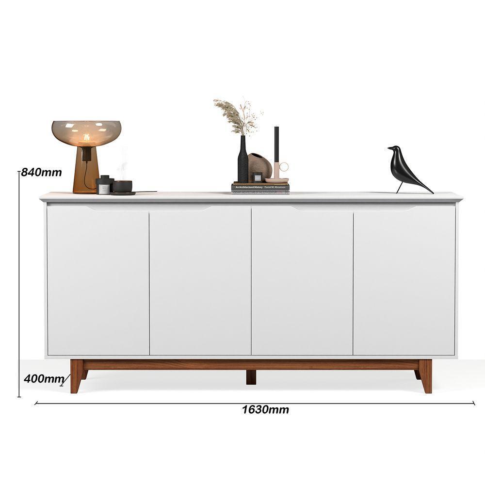 Buffet 4 Portas Flow Branco - 7