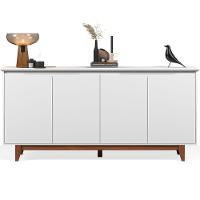 Buffet 4 Portas Flow Branco - 1