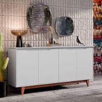 Buffet 4 Portas Flow Branco - 2