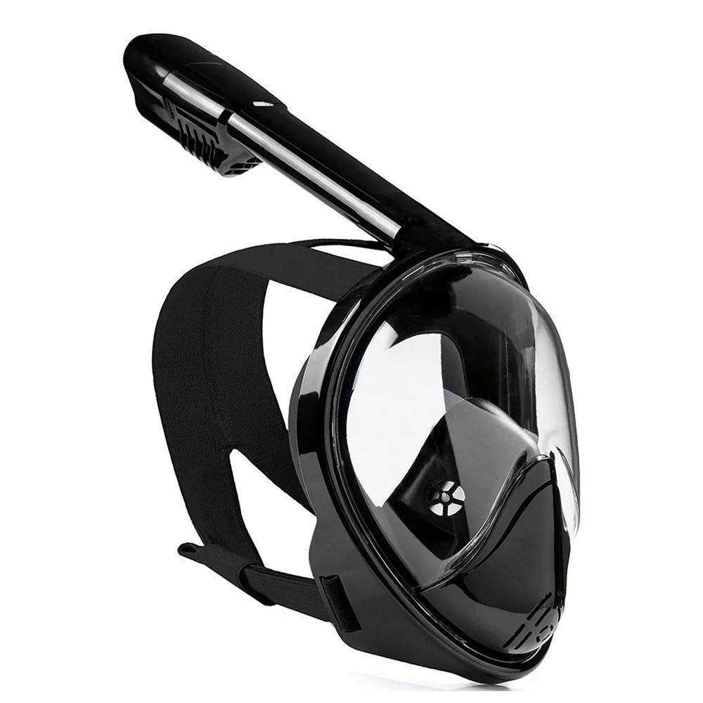 Mascara De Margulho Full Face Snorkel Anti Embaçamento Diversao Nataçao Praia Piscina Suporte Camera Lazer Seguro - 6