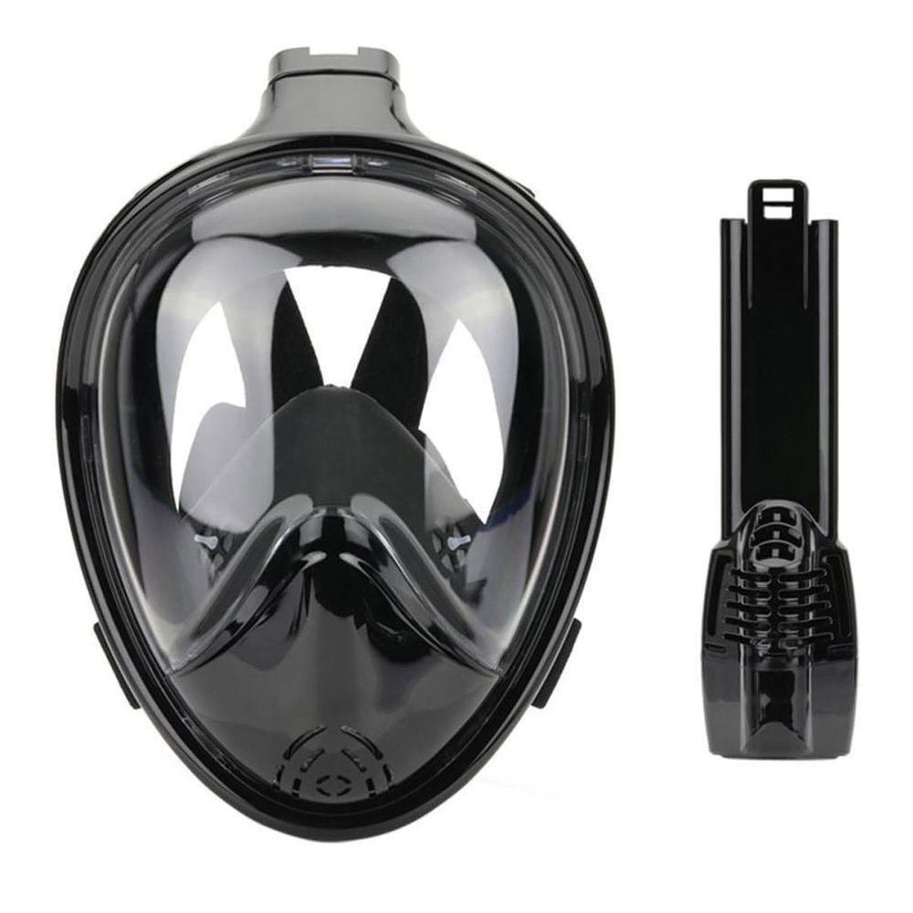 Mascara De Margulho Full Face Snorkel Anti Embaçamento Diversao Nataçao Praia Piscina Suporte Camera Lazer Seguro - 8