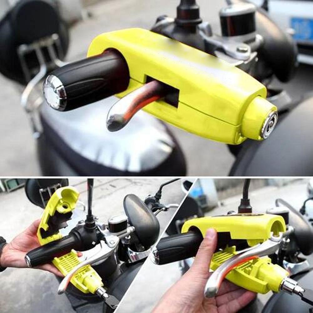 Trava De Manete Manopla Moto Guidao Freio Embreagem Cadeado Antifurto Acelerador Bike Motocicleta Bicicleta Reforçado - 3