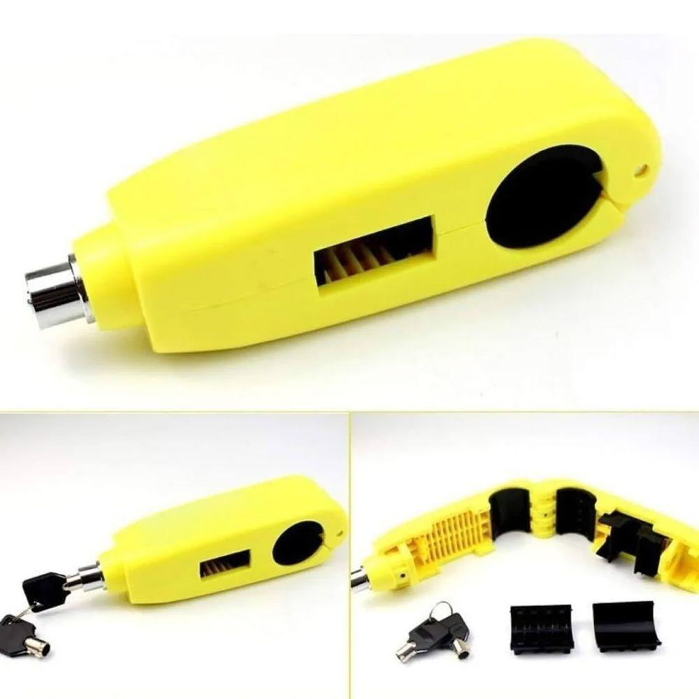 Trava De Manete Manopla Moto Guidao Freio Embreagem Cadeado Antifurto Acelerador Bike Motocicleta Bicicleta Reforçado - 8