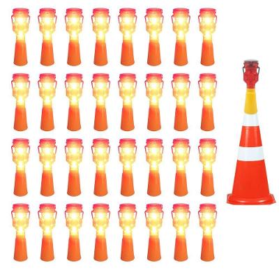 Sinalizador Solar Viario Kit 45 Uni Estrada Rodovia Pista Obra Chuva Segurança Chuva Obra Transito Sinalizaçao