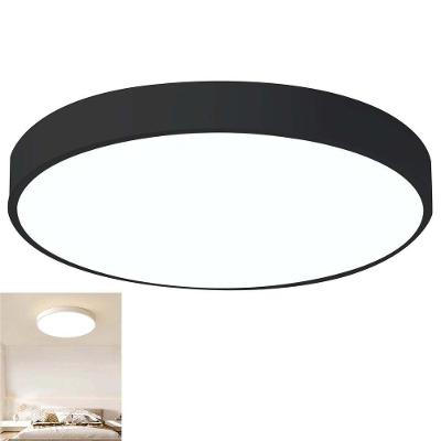 Luminaria Plafon Sobrepor Moderno Led 3 Tons Teto Decoração Empresa Sala Quarto Residencial Iluminação Escritorio