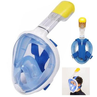 Mascara De Margulho Snorkel Full Face Anti Embaçamento Diversao Nataçao Praia Piscina Suporte Camera Lazer
